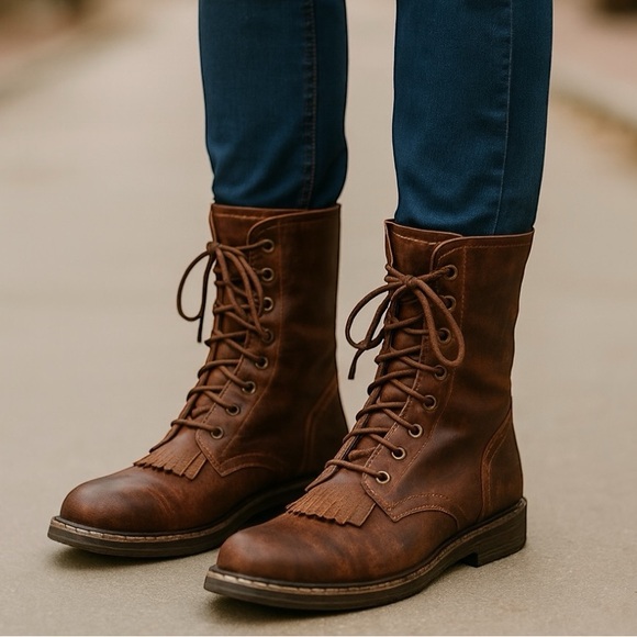 Double H Other - Vintage Double H Men’s Lacer Boots — Men’s 8.5D / Women’s 10